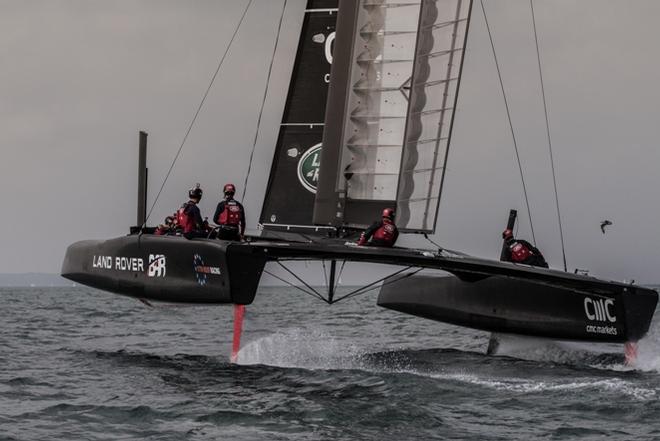 Designed to drive forward a new era of British maritime design and technology © Land Rover BAR